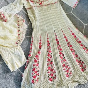 COPY - Very heavy formal anarkali three piece indian shalwar kameez